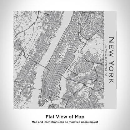 New York City Map Tumbler – Custom Engraved 17oz Insulated Stainless Steel Coffee Cup