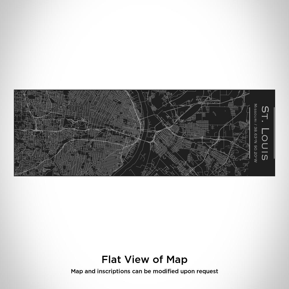 St. Louis Missouri Map Cup – Custom Engraved 10oz Matte Black Insulated Stainless Steel Cup