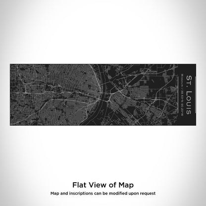 St. Louis Missouri Map Cup – Custom Engraved 10oz Matte Black Insulated Stainless Steel Cup